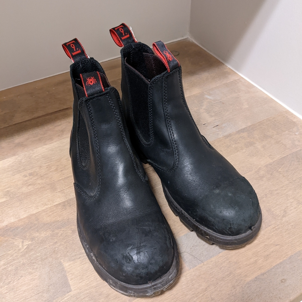 Redback Steel Toe slip on boots